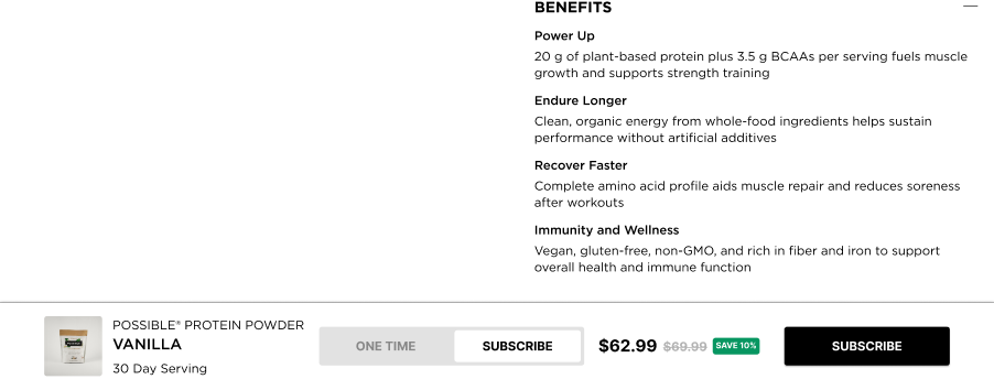 Sticky Add to Cart — Desktop