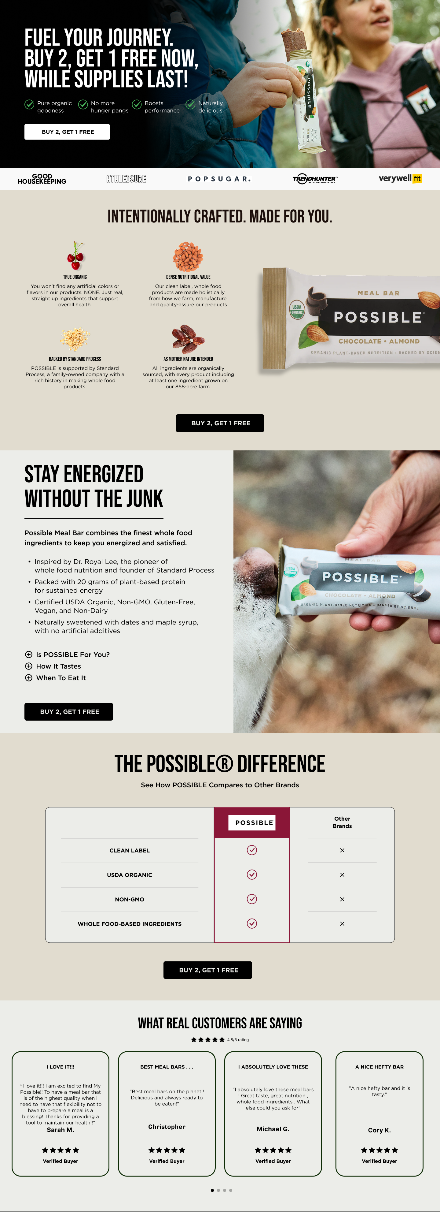 Buy 2 Get 1 Free Campaign — Desktop