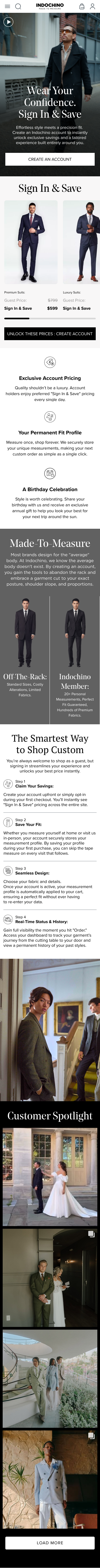 Sign in & Save - Mobile