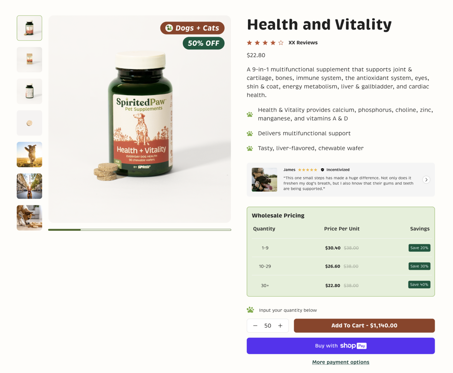 Product Detail Page Experience